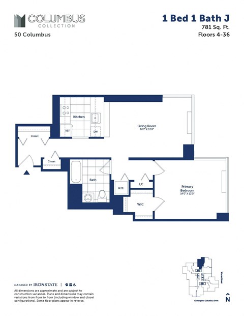 the address residence opera 1 bed 1 bath floor plan